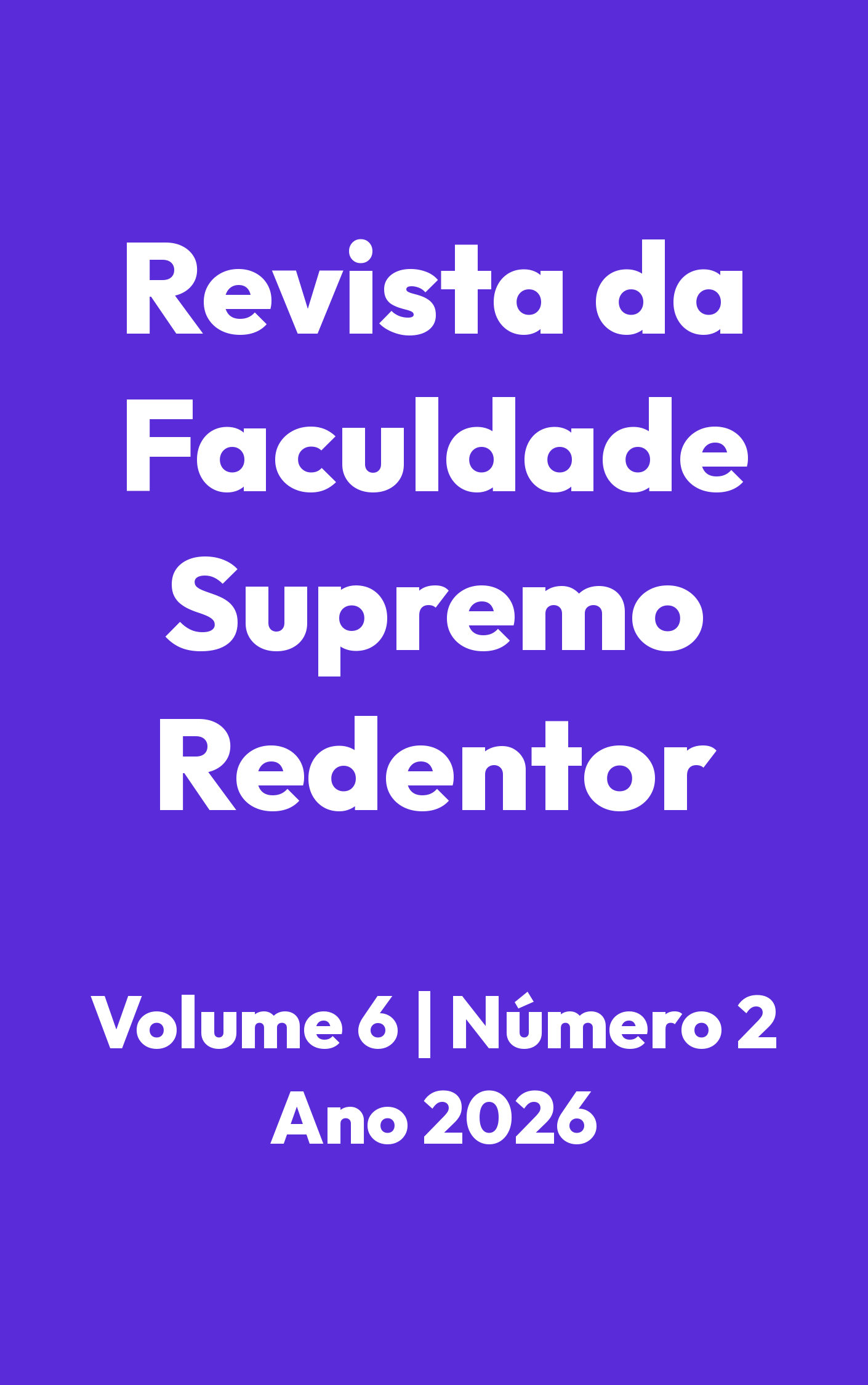 					Visualizar Revista da Faculdade Supremo Redentor, v. 6, n. 2, 2026 
				
